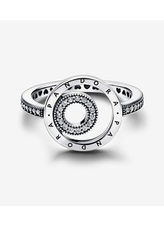 PANDORA Signature Logo Circles Ring  - Image 4