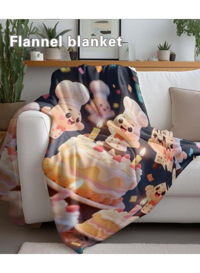 عام Wisdom Fairy (أحدث) بطانية رقيقة من الفانيلا (دافئة ومريحة، ومناسبة للنوم، واستخدام اللعبة، وإزالة الغبار والرمل) 150 سم * 200 سم - 34 - Image 4