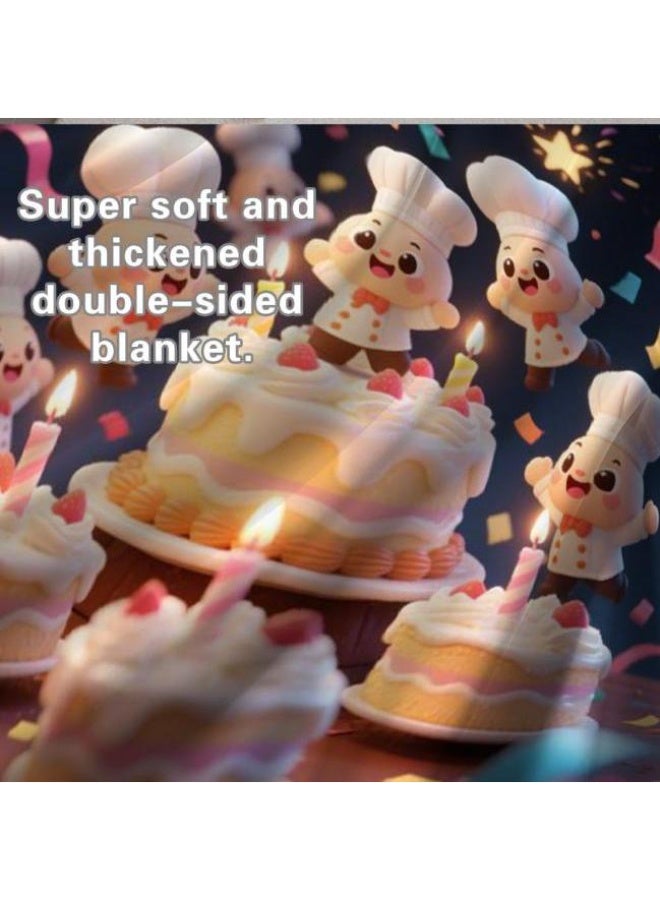 عام Wisdom Fairy (أحدث) بطانية رقيقة من الفانيلا (دافئة ومريحة، ومناسبة للنوم، واستخدام اللعبة، وإزالة الغبار والرمل) 150 سم * 200 سم - 34 - Image 5