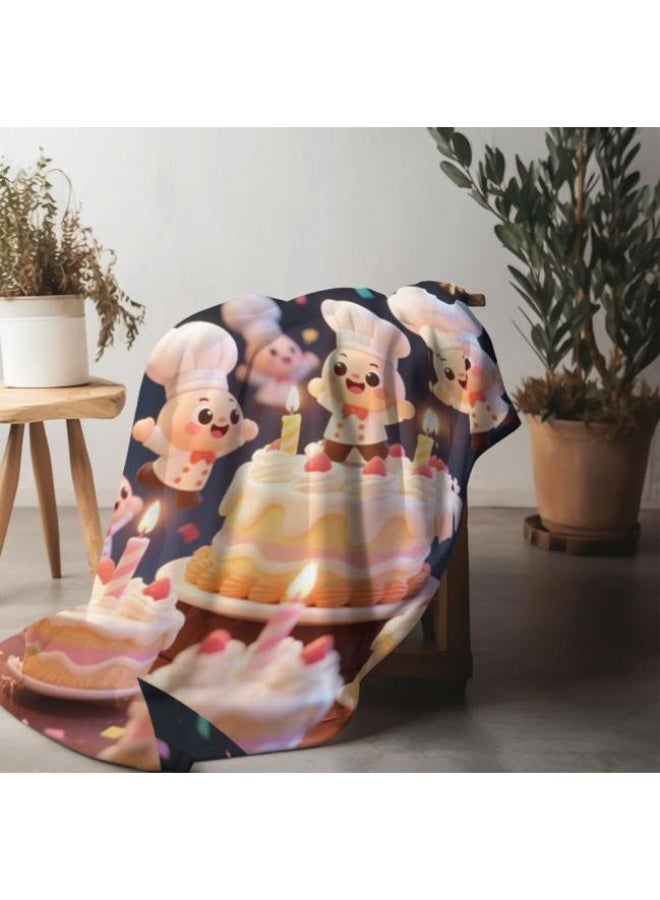 عام Wisdom Fairy (أحدث) بطانية رقيقة من الفانيلا (دافئة ومريحة، ومناسبة للنوم، واستخدام اللعبة، وإزالة الغبار والرمل) 150 سم * 200 سم - 34 - Image 3