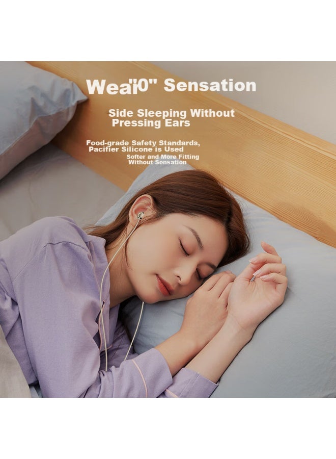 Bkayp Wired Sleep Headphones With Type-c Interface, In-ear, Asmr, Noise-cancelling, Soft Earphones, Side Sleeping, Ear-friendly, Sleep-specific, Anti-snoring, Suitable For Huawei And Xiaomi - Image 5