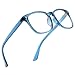 Jectieey Reading Glasses for Women Men Blue Light Blocking UV Filter Computer ReadersAnti Eyestrain EyeglassesTransparent Blue 125X - Image 1