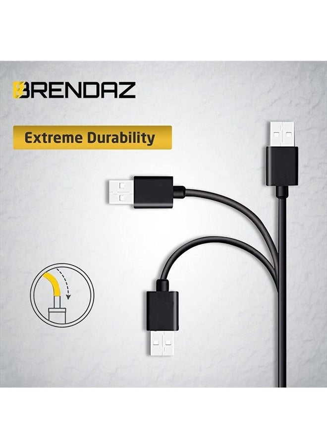 BRENDAZ - Mini USB to Mini B Data Cable – Extra Long 15ft. Mini B Cable with Ultimate Data Sync & Charging Quality Compatible with PS3, Dash Cam, Digital Cameras, PDA, Scanners, etc. (15-Feet) - Image 1