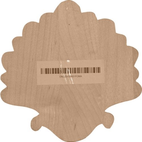 Ekena Millwork ONL05X05X01FOMA Medium Foster Center Wood Onlays, 5 1/2"W x 5 1/2"H x 1/2"D, Maple - Image 4