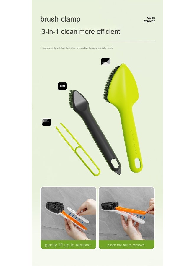 NIBEMINENT 3-in-1 Multi-function Cleaning Brush With Triangular Head Design. - Image 3