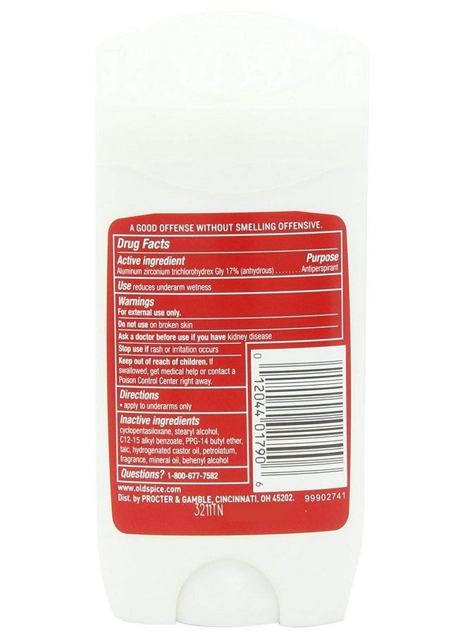 Old Spice High Endurance Invisible Solid Antiperspirant Deodorant, Playmaker Scent, 3 Ounce (Pack Of 2)  - Image 2