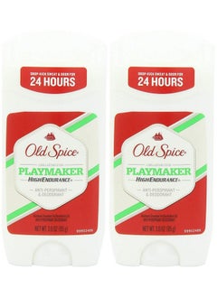 Old Spice High Endurance Invisible Solid Antiperspirant Deodorant, Playmaker Scent, 3 Ounce (Pack Of 2)  - Image 1