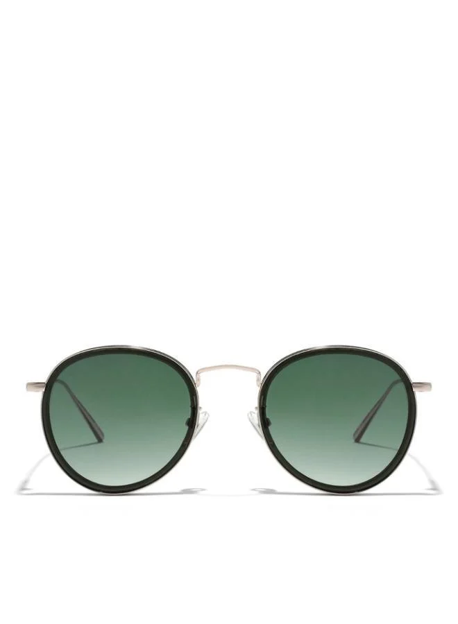 30Sundays 30Sundays MOD SQUAD Women Green Sunglasses - Frame Material: Metal + Acetate - Lens Color: Green- Frame Color: Rose Gold - Full Rim