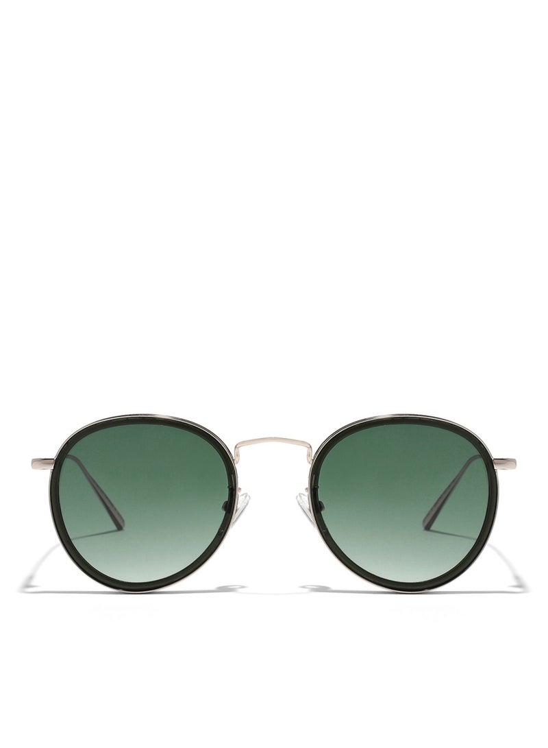 30Sundays MOD SQUAD Women Green Sunglasses - Frame Material: Metal + Acetate - Lens Color: Green- Frame Color: Rose Gold - Full Rim  - Image 1