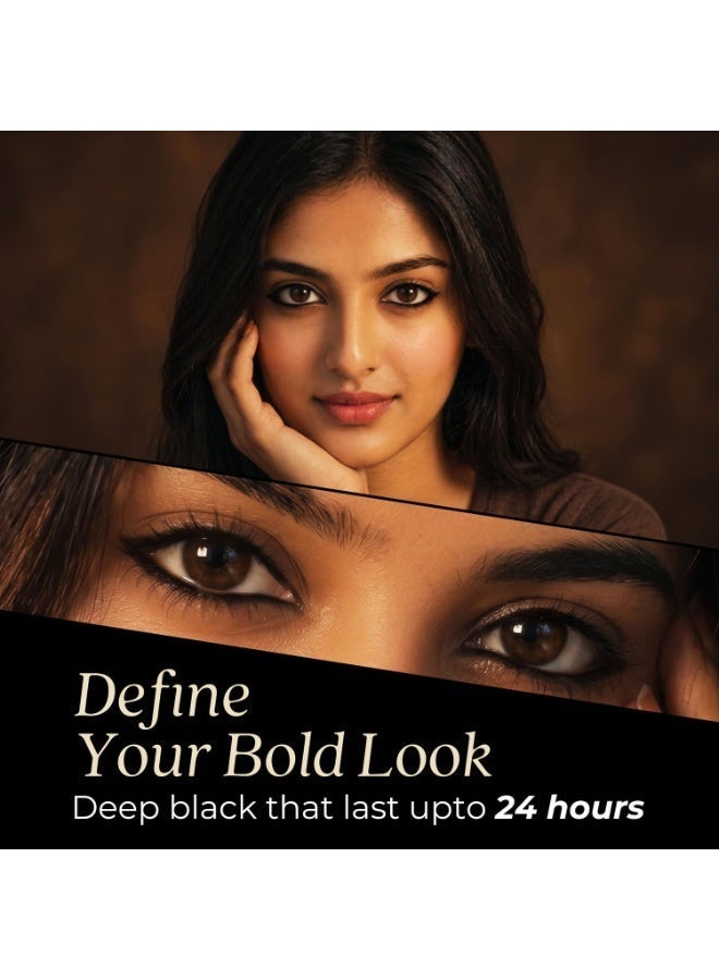 Just Herbs Day Long Kohl Kajal Deep Black 0.3g - Image 2
