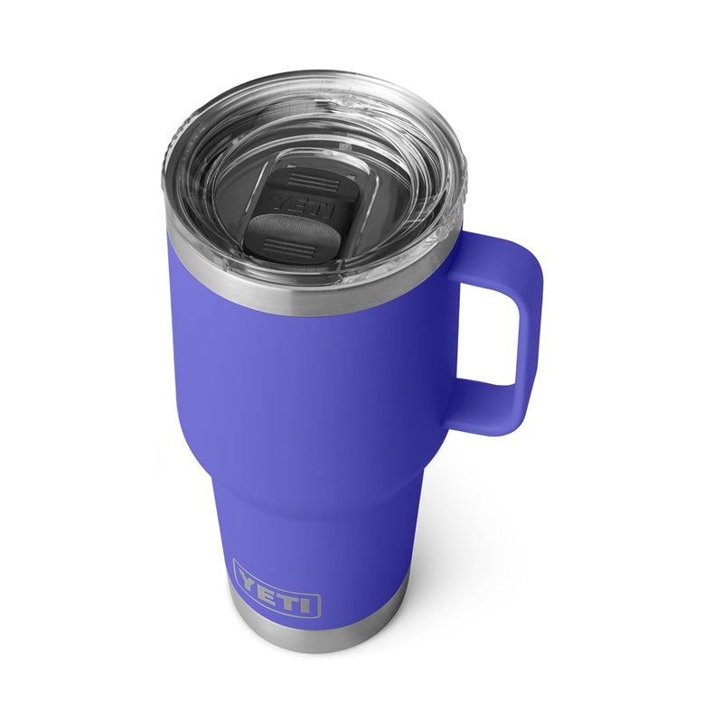 YETI Rambler 30 oz Travel Mug  Stainless Steel  Vacuum Insulated with Stronghold Lid  Ultramarine Violet - Image 1