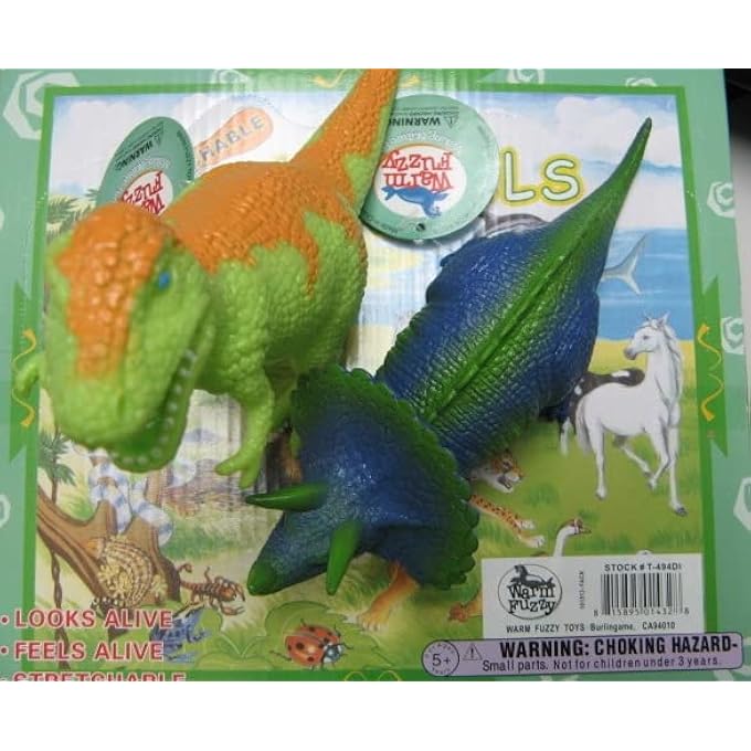 WARM FUZZY Toys Squishy Dinosaur | Stress Relief Toy Suitable for Autism & ADHD | Funny Sensory Fidget Great for Home, Classroom, Birthday Party Favors - Image 4