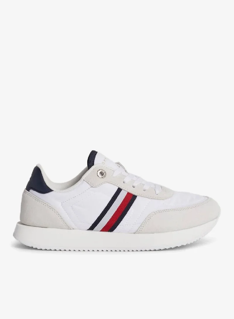 Global Stripe Essential Suede Sneakers