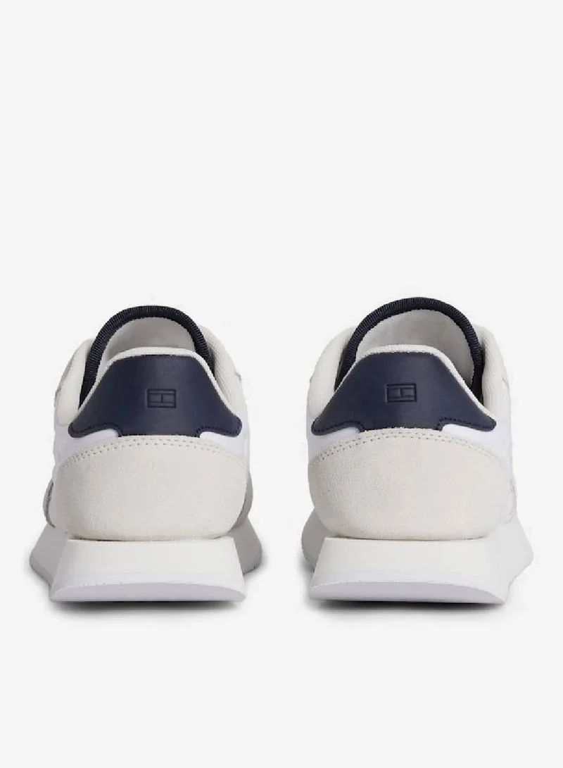 TOMMY HILFIGER  Global Stripe Essential Suede Sneakers for Women | Best Price UAE