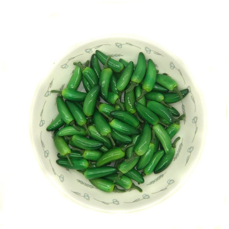 60 Pcs Mini Simulation Colorful Bubble Peppers Fruit Vegetable Toys For Learning Play - Image 3
