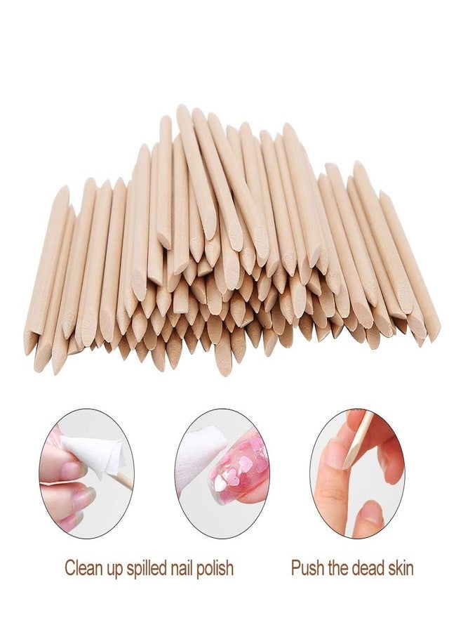Wooden Cuticle Pusher, Wood Sticks Cuticle Removal Tool for Manicure Pedicure Nail Art, Can Be Used in Nail Removal and Manicure, for Nail Shops(100pcs) - Image 4