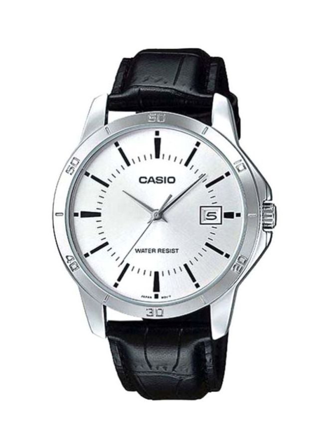 CASIO Men Leather Analog Wrist Watch MTP-V004L-7A - Image 1