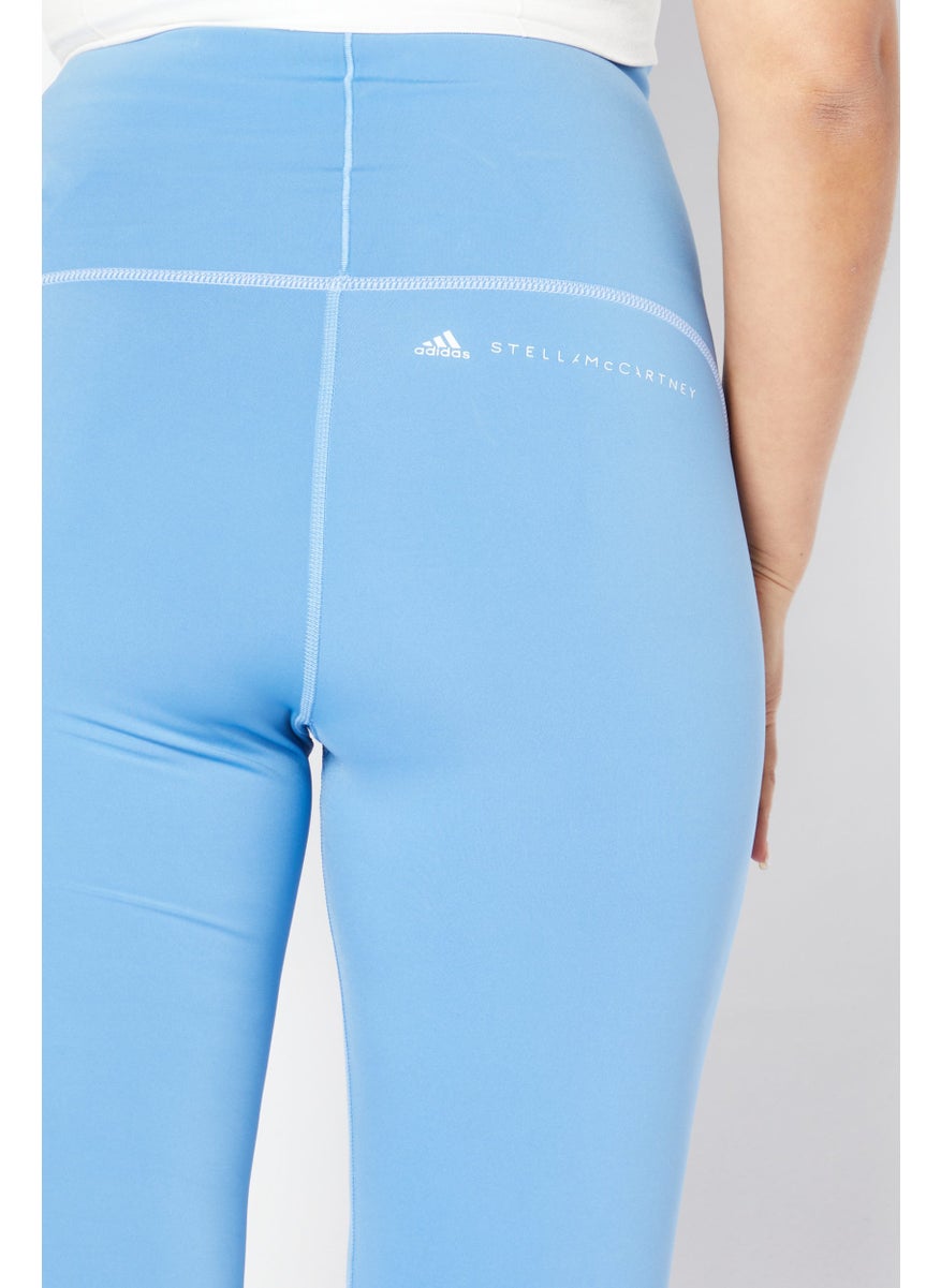 Adidas Women Sportswear Fit Training Leggings, Blue  - Image 3