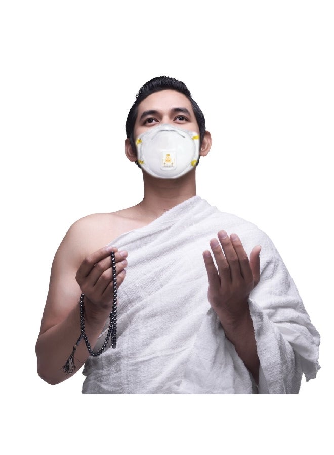 3M 2-Piece Cool Flow P2 Respirator Mask White 3.4 x 6.4 x 8.5 Inch 8511PA1-2A-PS - Image 2