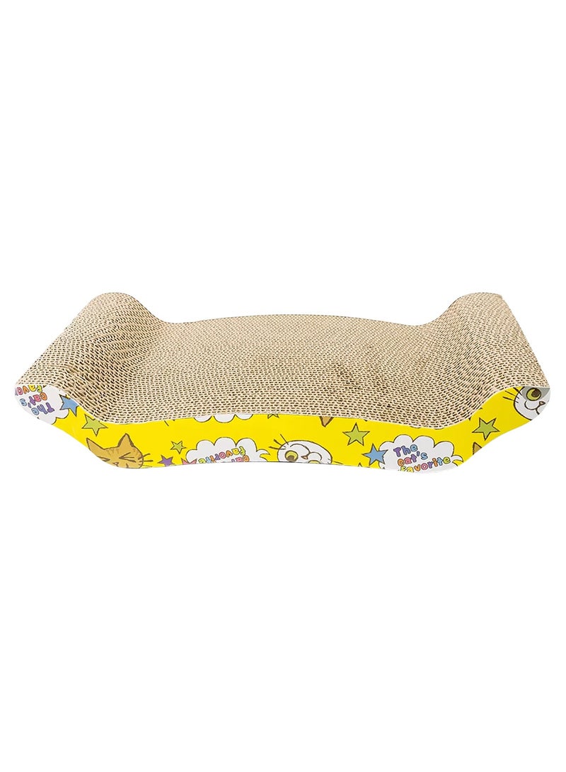CATANES Cat Scratcher Cardboard Cat Scratch Pad with Premium Scratch Textures Design Durable Cat Scratching Pad Reversible - Image 2