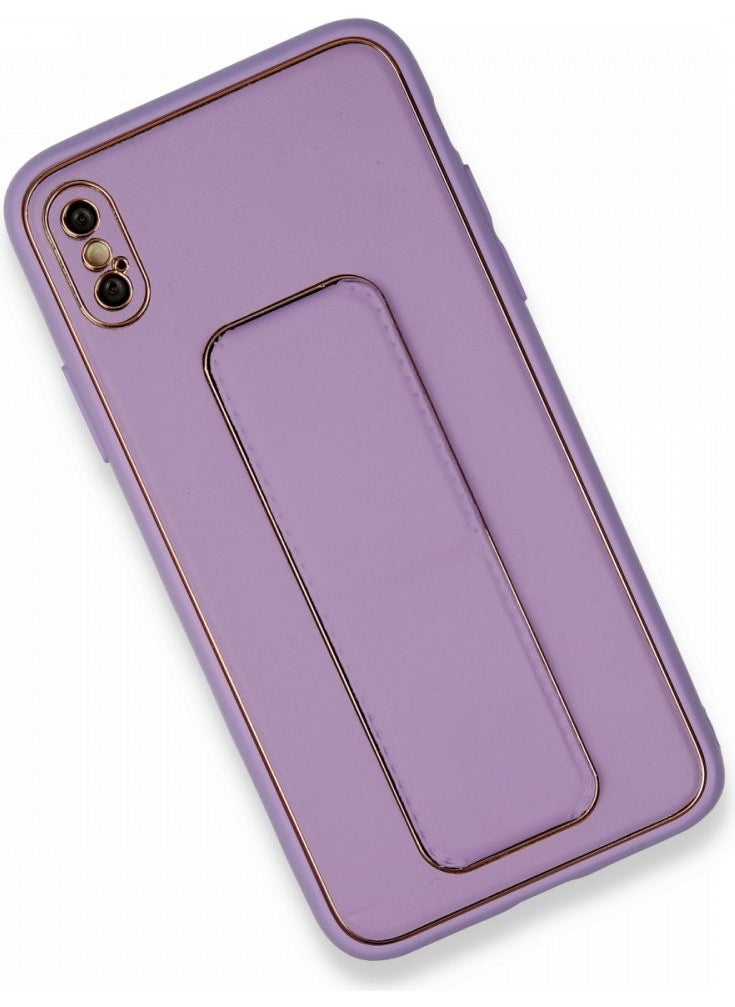 FUJİMAX - FUJIMAX Apple iPhone x Case Horizontal and Vertical Stand Camera Lens Protection Leather Coco Stand Cover - Image 1