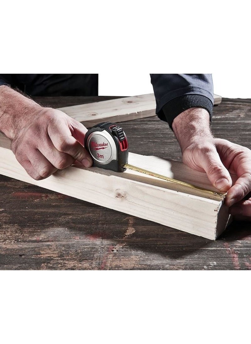 Milwaukee T4932451637 Heavy Duty Inox Body Tape Measure 3m  - Image 3