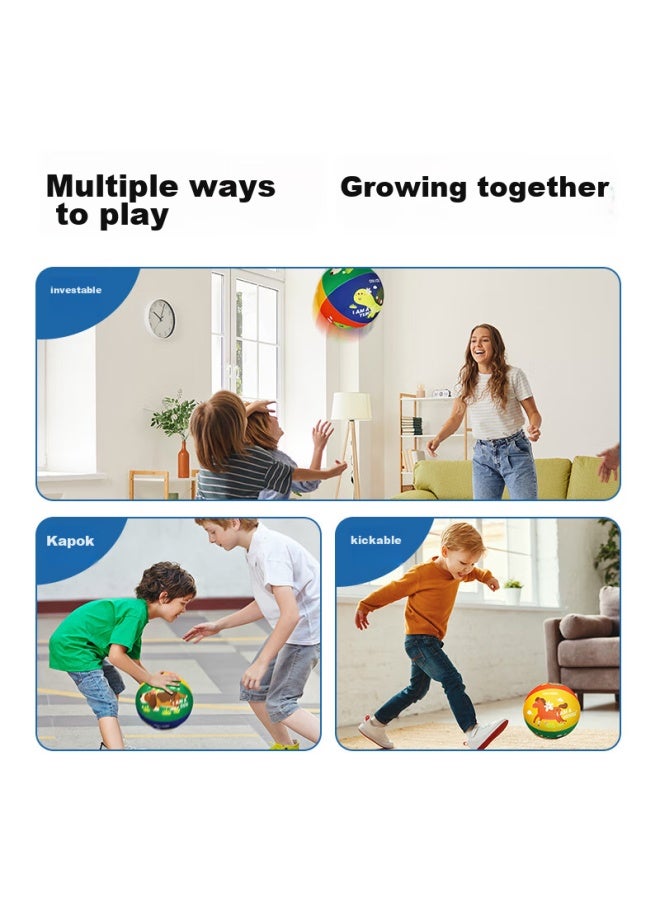 Deli Children's Fabric Silent Basketball, Home Sports, No Crumbs, Sports Toy For Kids, Gift, Size 7 - Image 4