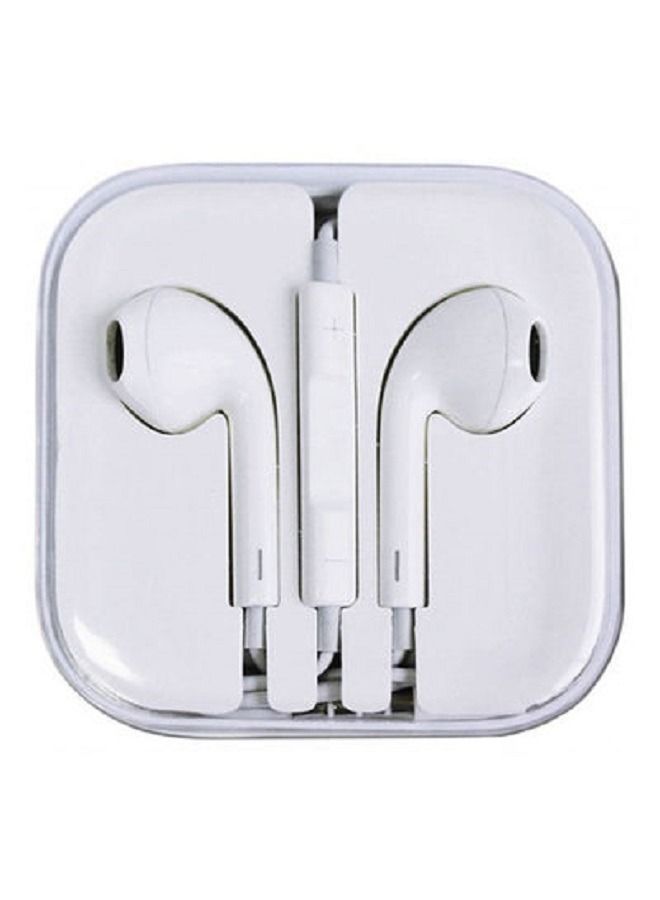 In-Ear Earphones With Mic For Apple iPhone White - Image 2