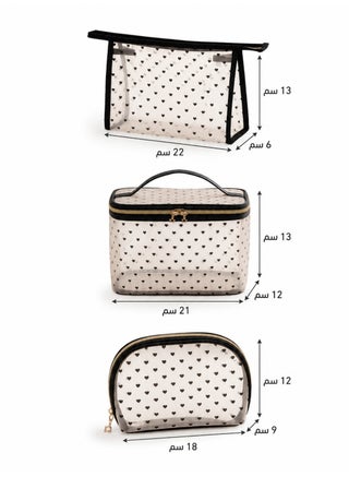 5-piece transparent makeup bag set - Z80 - view 4
