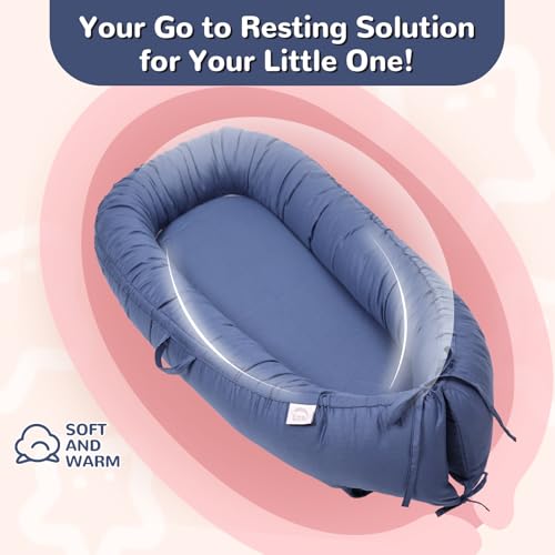 EAQ Baby Lounger, Infant Lounger for Newborn,Portable Baby Nest Cover Breathable & Soft, Newborn Essentials - Image 4