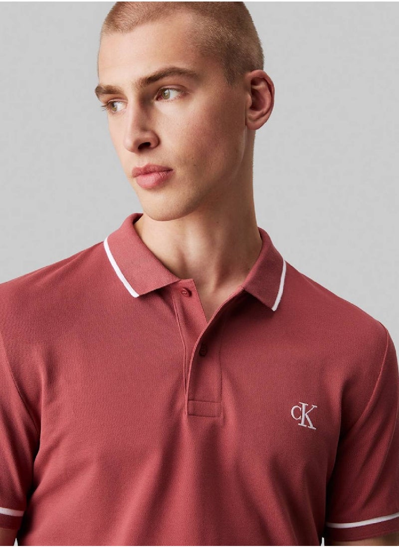 Calvin Klein Jeans Slim Polo Shirt  - Image 4