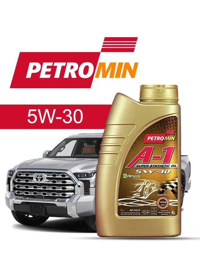 Petromin Engine Oil – For TOYOTA Tundra V6 2014 - 2009، 6 Liter، viscosity 5w30 Petromin - With Engine Oil Filter -  2009 2010 2011 2012 2013 2014 