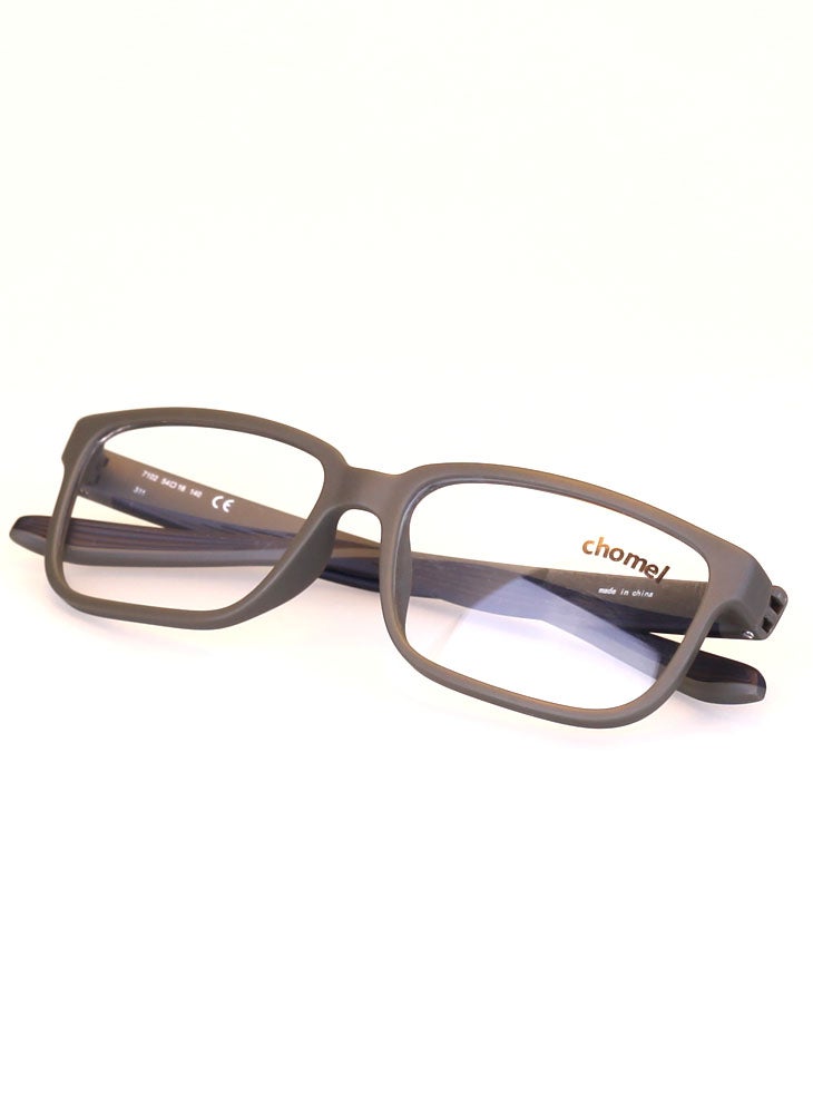 Chomel Square Eyeware Optical Frame 7102For Men And Women - Image 4