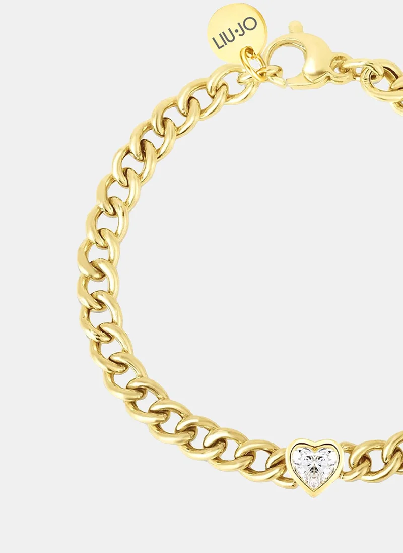 Liu Jo Bracelet with rhinestone heart cut