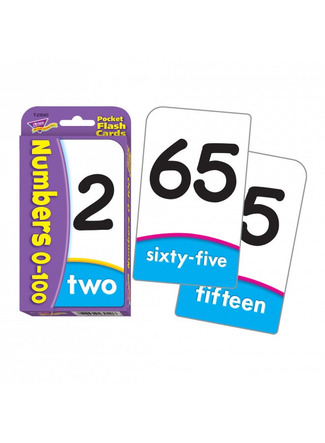 Trend Enterprises Numbers 0-100 Pocket Flash Cards - Image 2