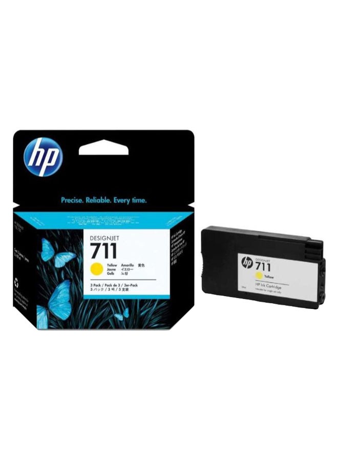HP 711 Ink Cartridge Yellow - Image 1