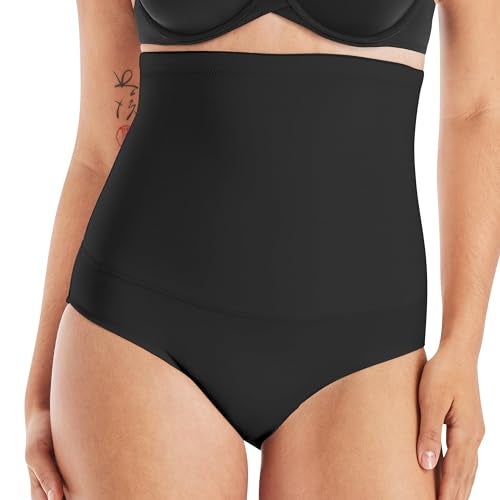 Maidenform شورتات تشكيل عالية الخصر للنساء من ميدنفورم FL1854، أسود، XX-Large US - Image 1