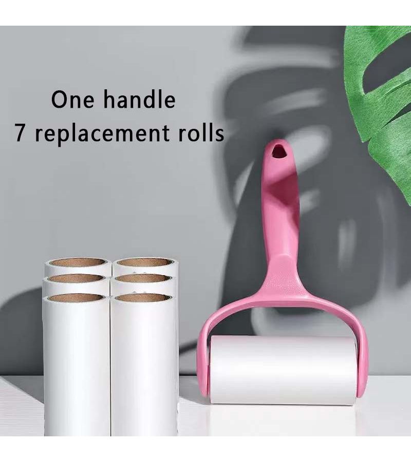 8 Pieces Lint Roller with 7 Refills for Clothes Carpets Car Seats - Image 1