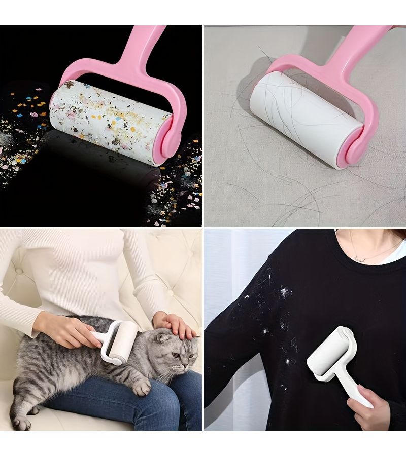 8 Pieces Lint Roller with 7 Refills for Clothes Carpets Car Seats - Image 5