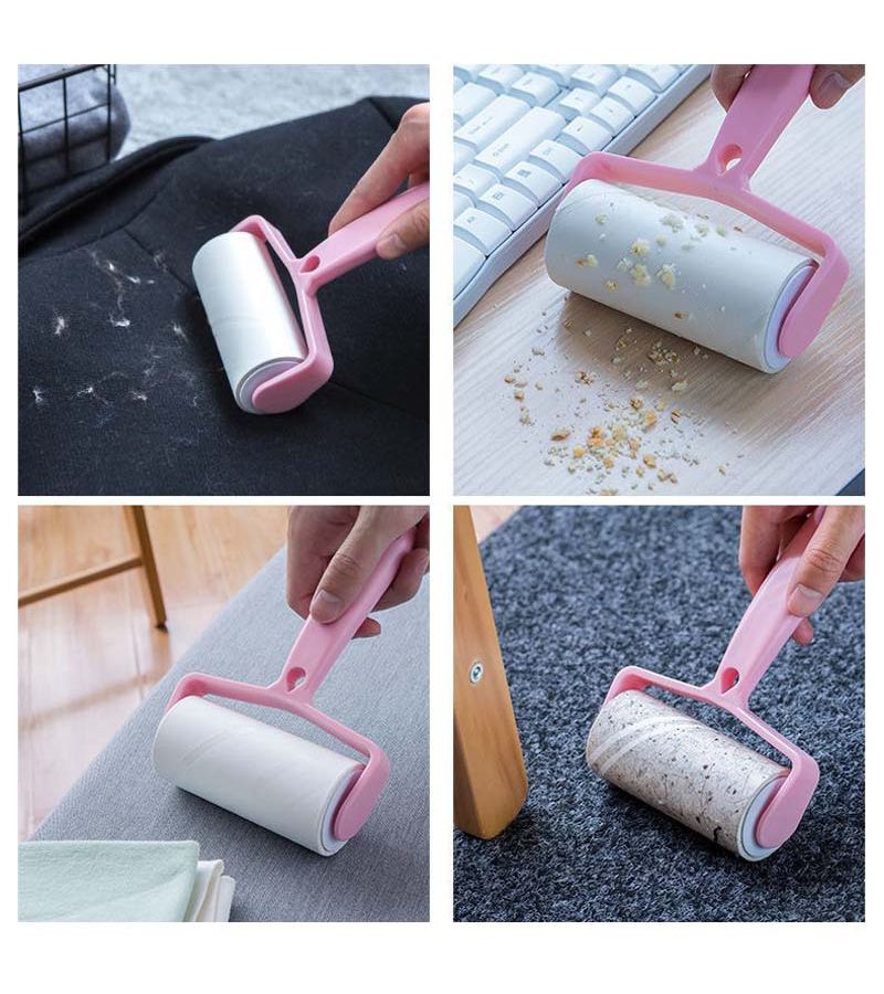 8 Pieces Lint Roller with 7 Refills for Clothes Carpets Car Seats - Image 4