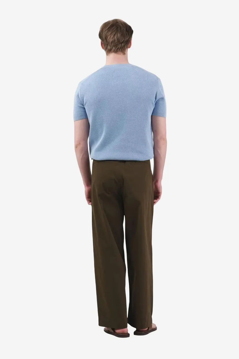 Giesto Baby Blue GIESTO Men's Cotton Crew Neck T-Shirt for Men | Best Price UAE