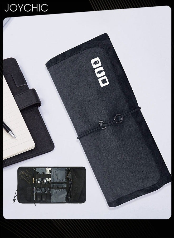 Joychic Travel Cable Organizer Bag Multifunction Dustproof Pouch Accessories Carry Case Portable Foldable Waterproof Storage Bag for Travel Outdoor  - Image 1