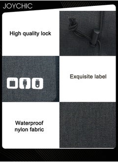 Joychic Travel Cable Organizer Bag Multifunction Dustproof Pouch Accessories Carry Case Portable Foldable Waterproof Storage Bag for Travel Outdoor  - Image 4