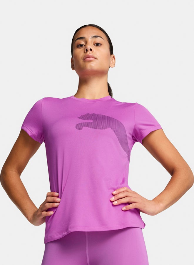 PUMA Women Tad Big Logo Tee - Image 1