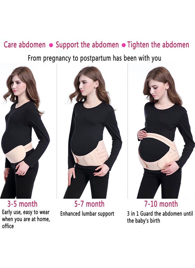 Generic Maternity Belt, Breathable Comfortable Prenatal Belly Brace Lower Back and Pelvic Pregnancy Support Band, Adjustable Safety  - Image 3