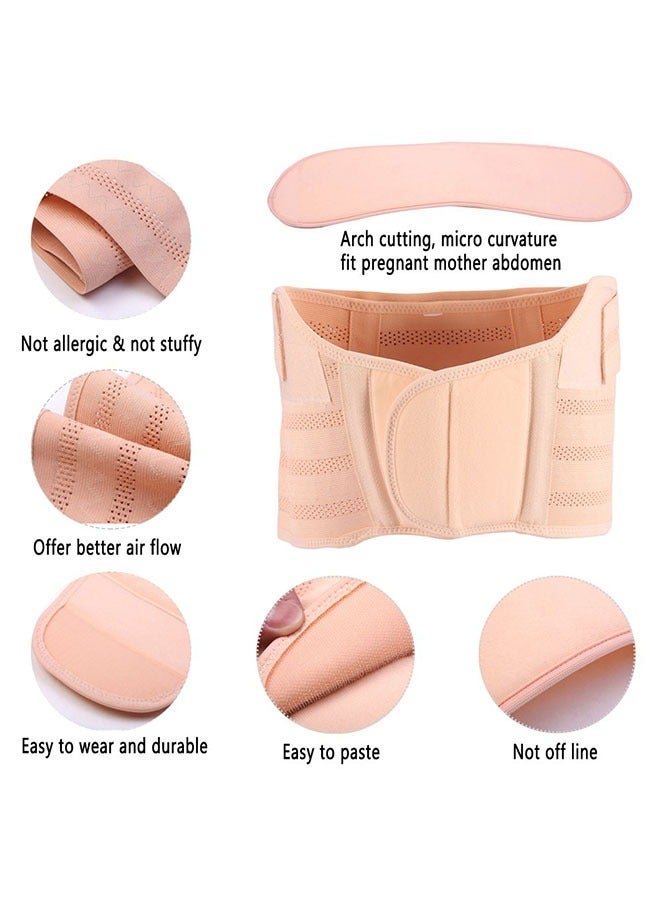 Maternity Belt for Pregnant Women， Breathable Elastic Pelvic Support Band ，Adjustable Posture Corrector & Back Pain Relief ，Abdominal Binder for Prenatal & Postpartum Recovery - Image 3