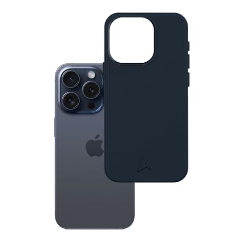 Armor Leather Magnetic Case for iPhone 15 Pro Max Marine Blue - Image 3