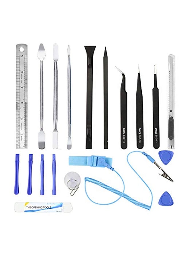 طقم مفكات براغي دقيقة من 80 قطعة فضي/ أزرق/ أسود 10.1 x 4.9 x 2.3بوصة - Image 2