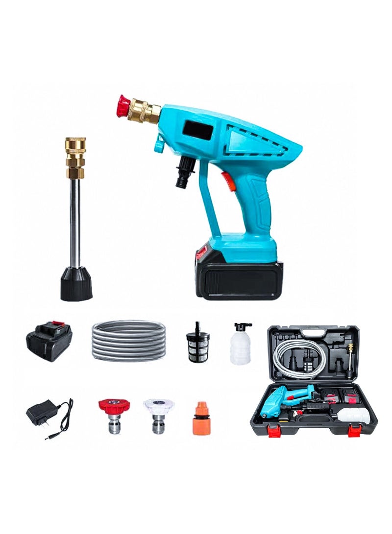 GGEROU Upgraded Cordless Electric Pressure Washer Pump Car Cleaning Kit 400W 30 Bar - Image 1