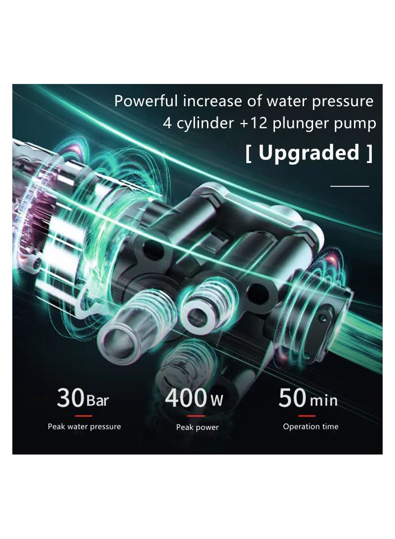 GGEROU Upgraded Cordless Electric Pressure Washer Pump Car Cleaning Kit 400W 30 Bar - Image 3